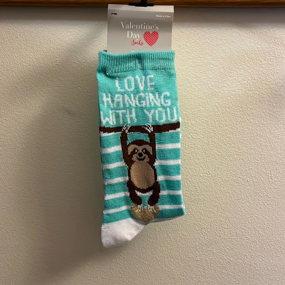 Joann’s Valentine’s socks!! Brand new, never worn. Perfect for Valentine’s Day!